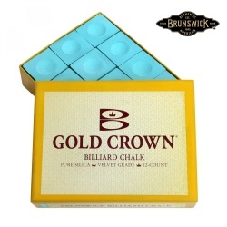 Мел Brunswick Gold Crown зеленый 12 шт